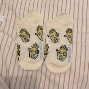 Spongebob Pineapple Home No Show Socks